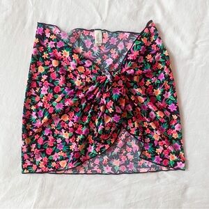 Vintage Victorias Secret Floral Sarong
